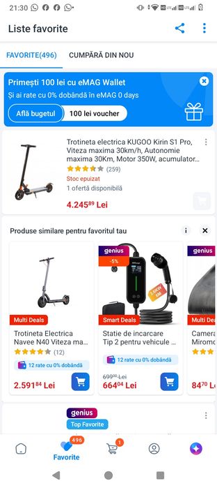 Vând trotinetă electrică urgent