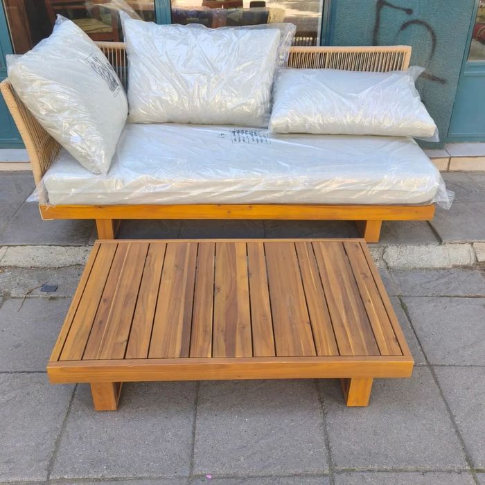 Сет диван и маса Kave Home