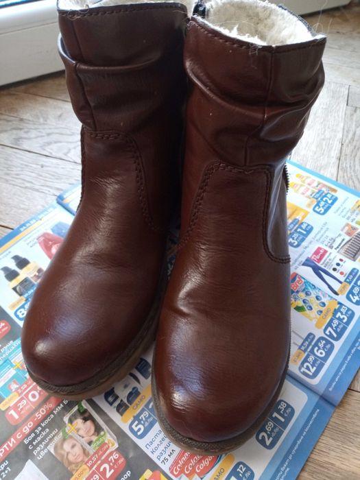 Кафяви боти марка RIEKER