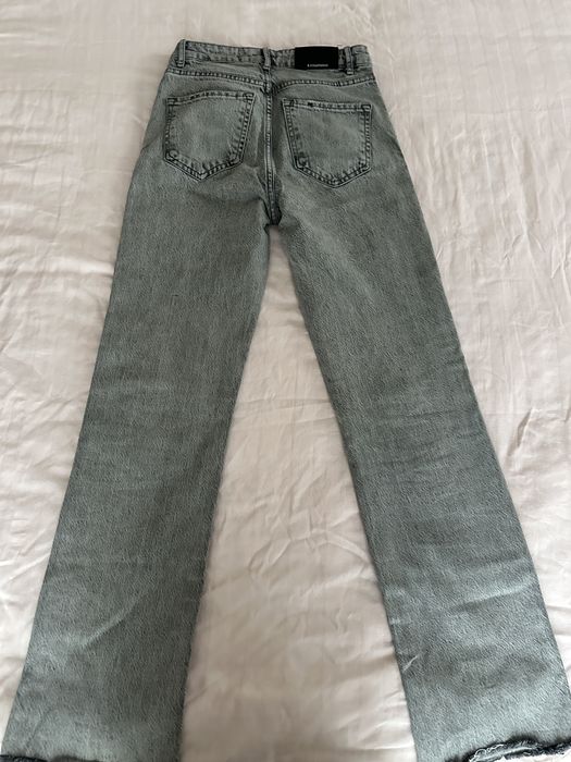 Сиви дамски дънки Stradivarius