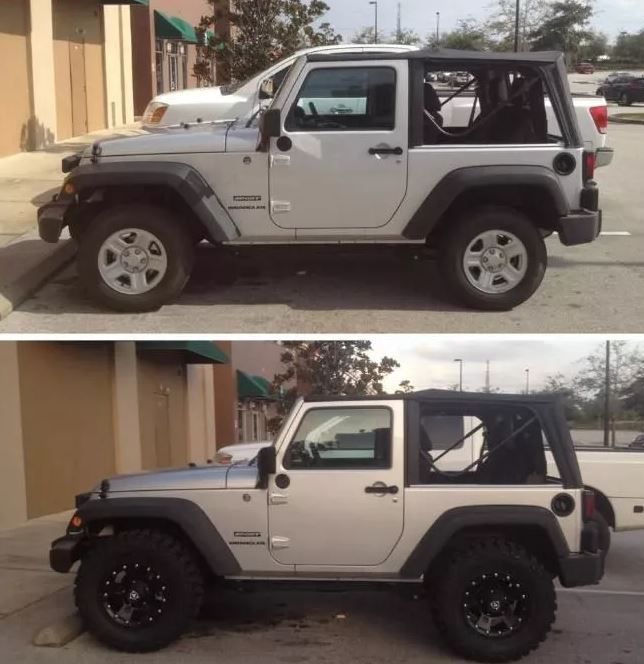 Kit suspensie 5cm Jeep Wrangler JK