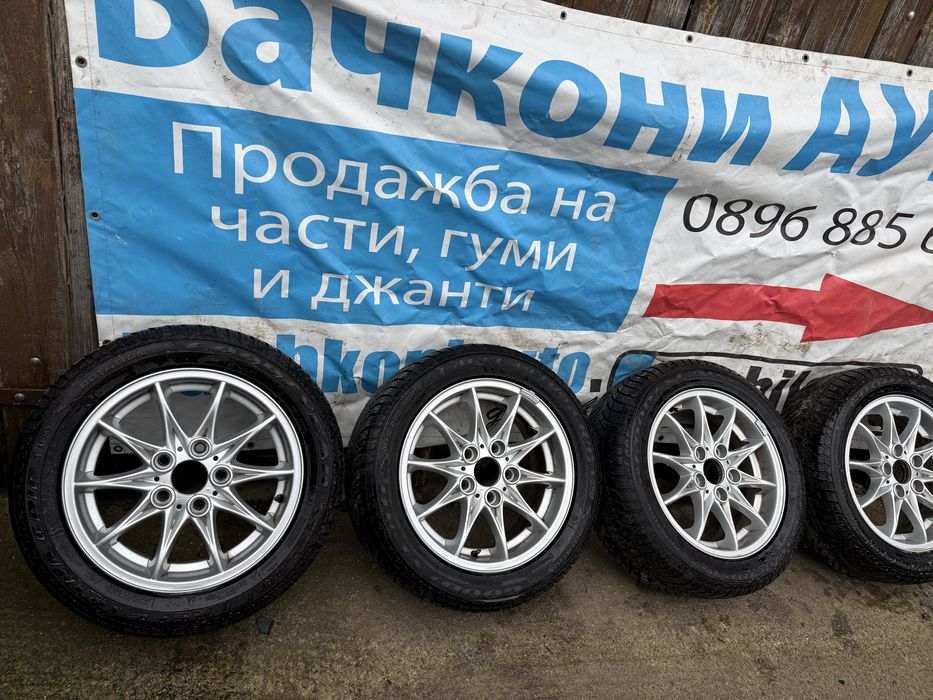 16 5х120 джанти с зимни гуми