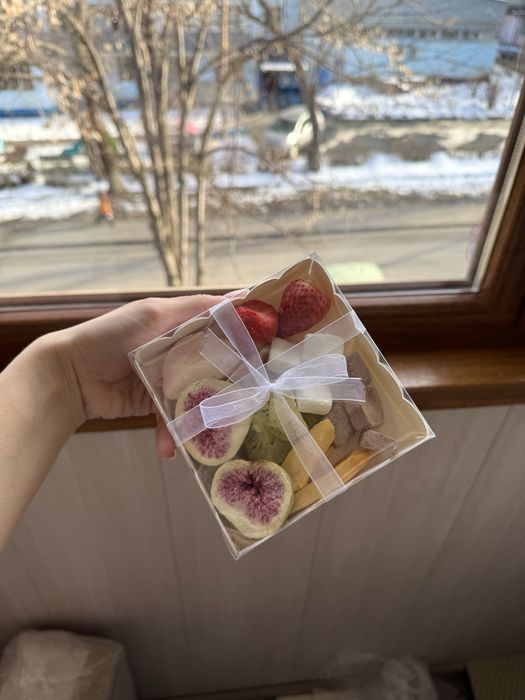 Бокс с СУБЛИМИРОВАННЫМИ фруктами и мороженым