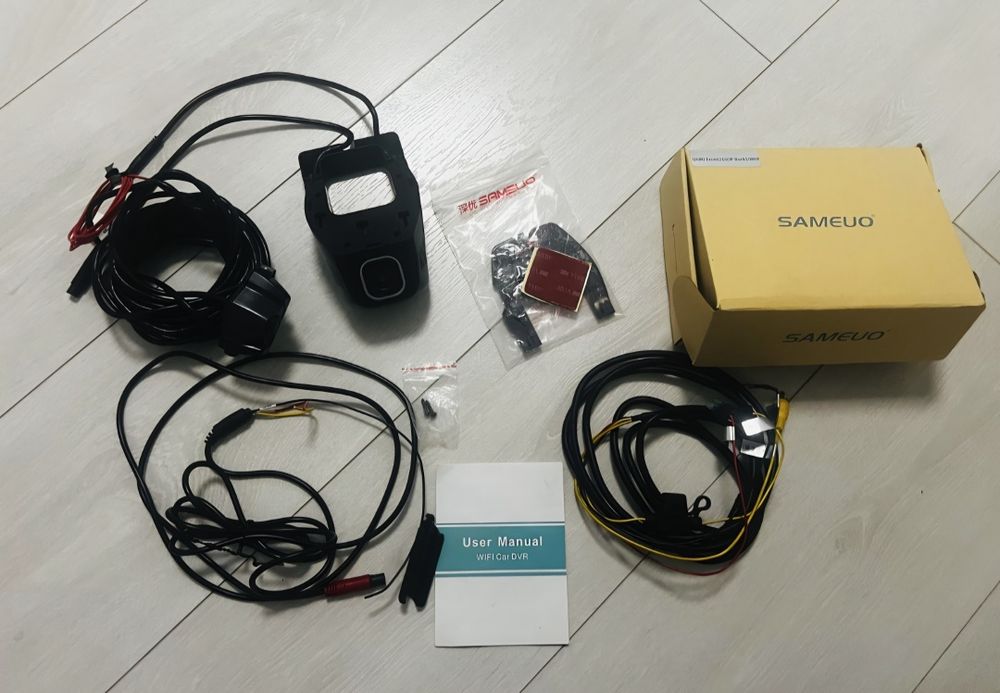 Camera Video Samueo fata + spate + monitorizare permanenta parcare