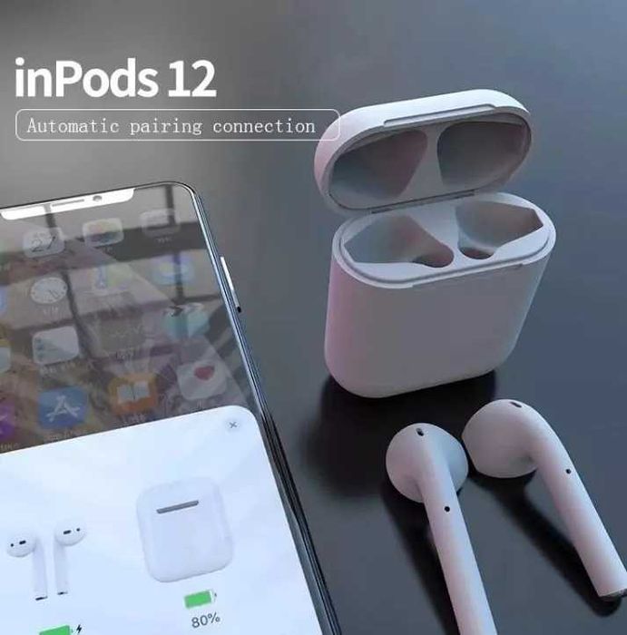 Беспроводные Bluetooth/блютуз наушники inPods i12 TWS