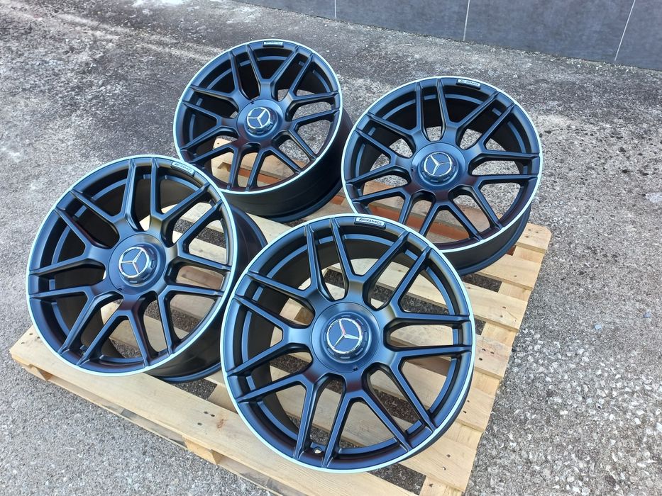19"Mercedes Black Matt Lip 8.5j et35 9.5j et48 C E S Cls Class Спорт Пакет