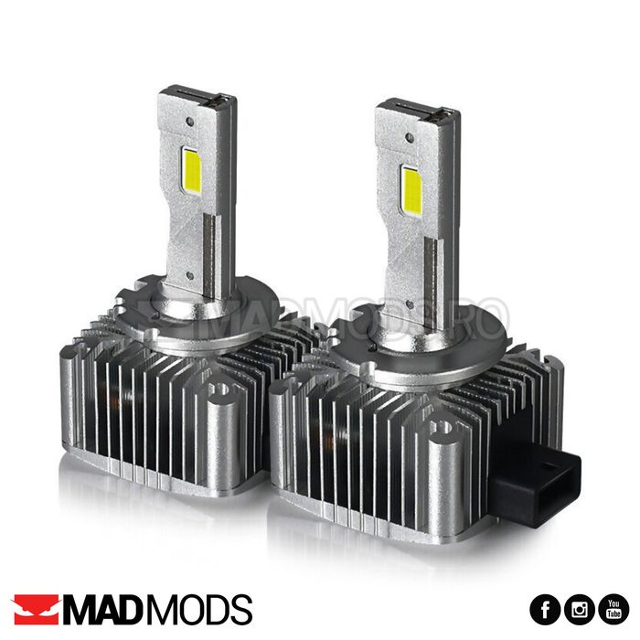 Set 2 Becuri Led 180W 6000k Canbus D1S D2S D3S D4S D5S D8S ProExpert