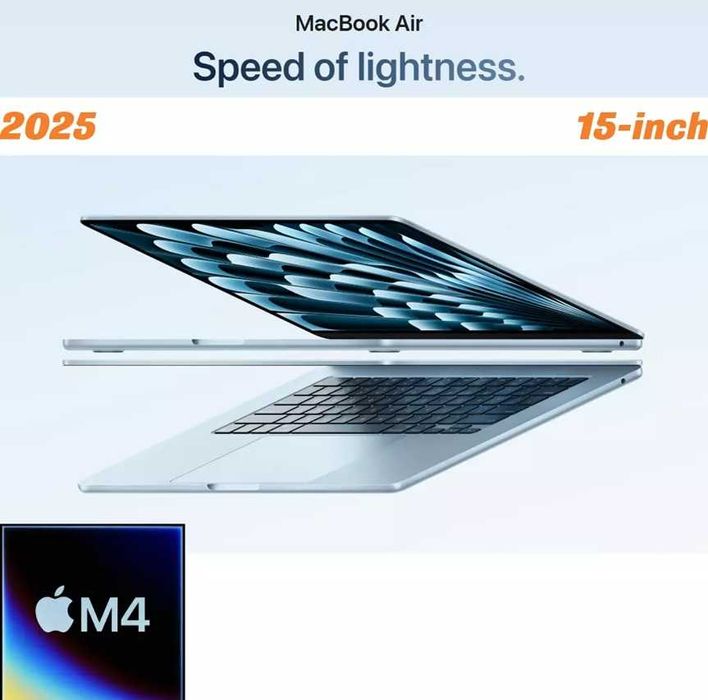 Ноутбук Apple MacBook Air 13 и 15-inch M4 новые в наличии (2025)