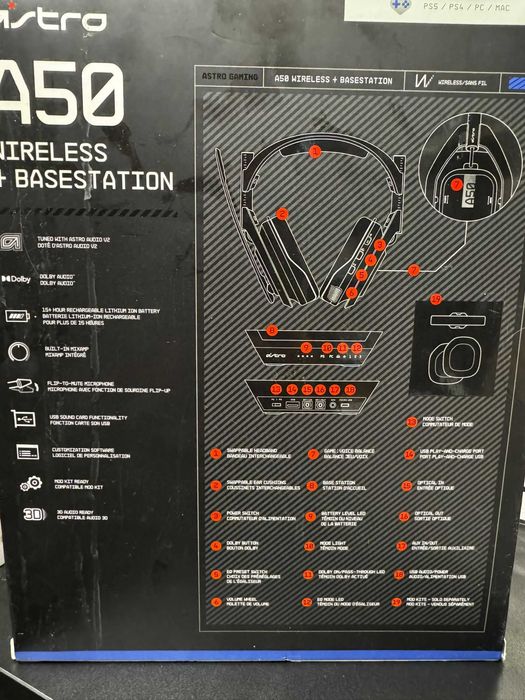 Hope Amanet P3 - Casti Astro A50 Wireless+Bass Station PS5/PS4/PC/MAC