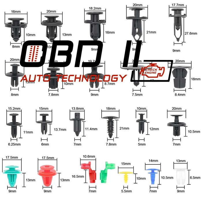 Ремонтен комплект крепежи и инструменти за автомобили 620 броя