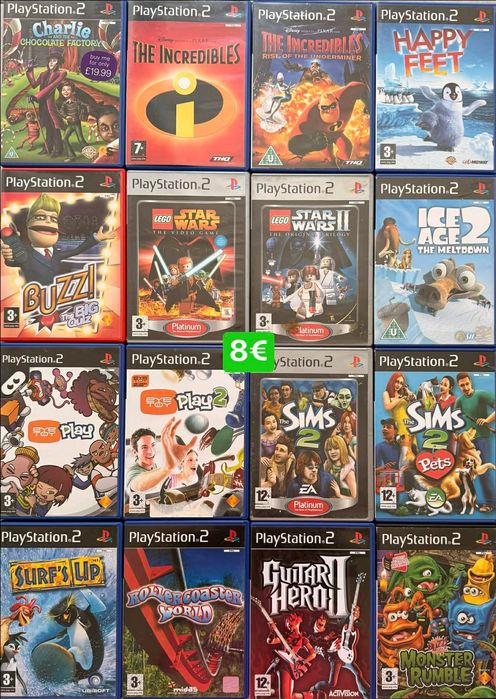 Playstation 2 игри над 100 / Sponge Bob / Hitman/ Prince of Persia