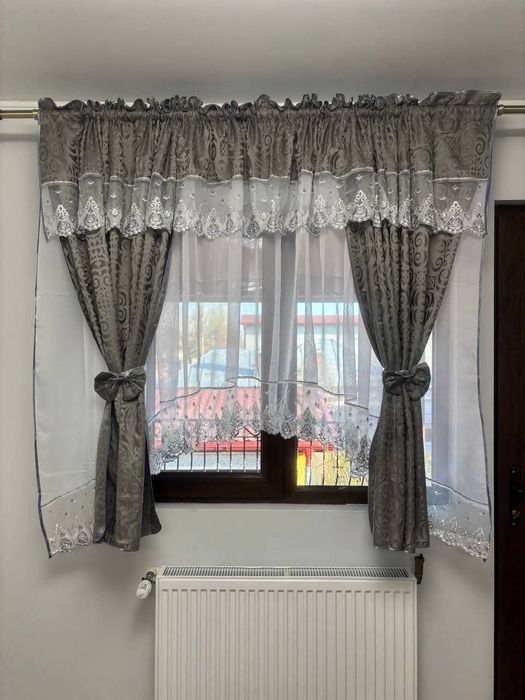Set perdea + draperie gata cusute