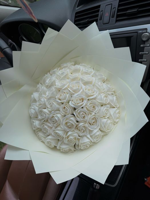 Buchet de flori din sapun