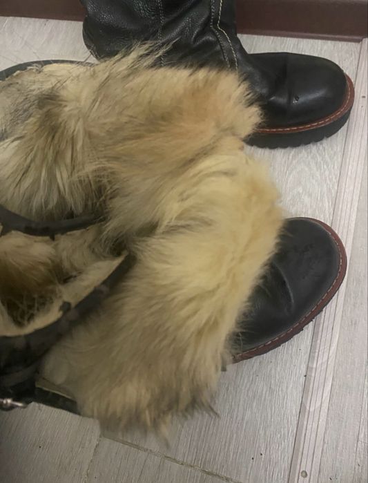 Сапоги из собачьей шерсти