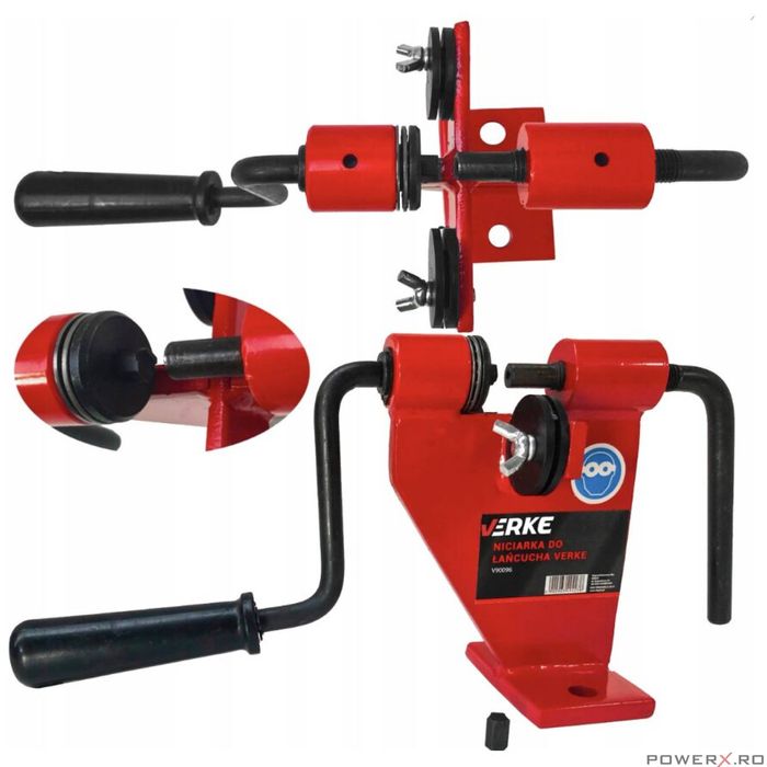 Dispozitiv pentru nituit lanturi de drujba, Verke