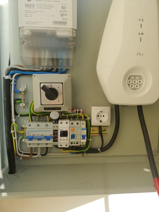 Установка (50$~80$) Зарядной устройство для электромобилей.. 7Kw