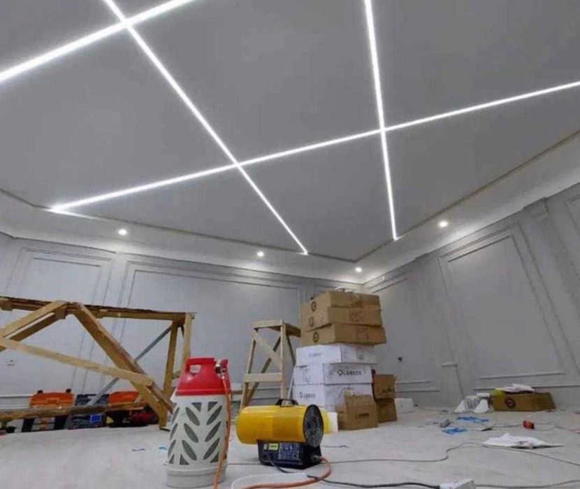 Натяжные потолки