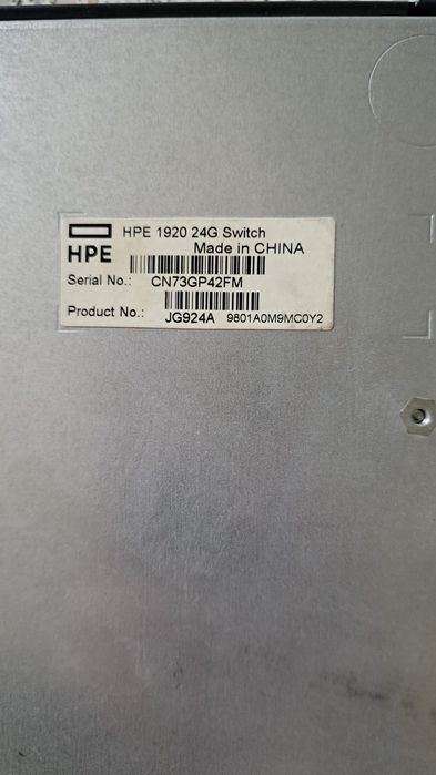 switch smart office connect HPE 1920 24GB , JG924A