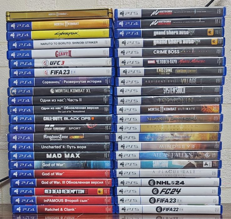 Продам диски на пс 4 пс 5