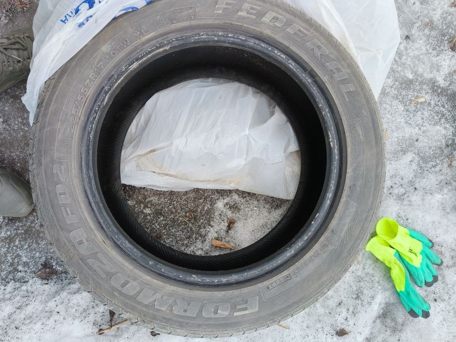 Летние автошины размер 225/55/17