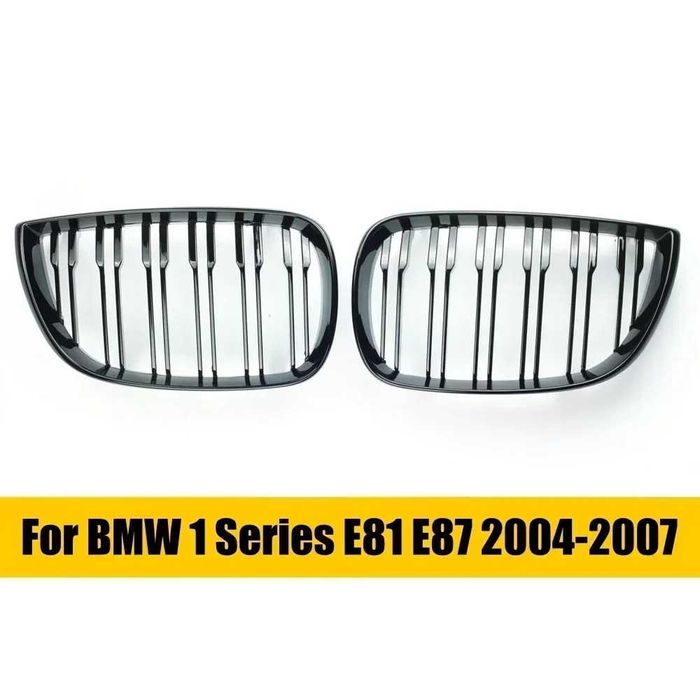 Двойни Черни "Бъбреци" BMW 1 E81 E87 E82 E88 БМВ 1 БЪБРЕЦИ ФЕЙСЛИФТ