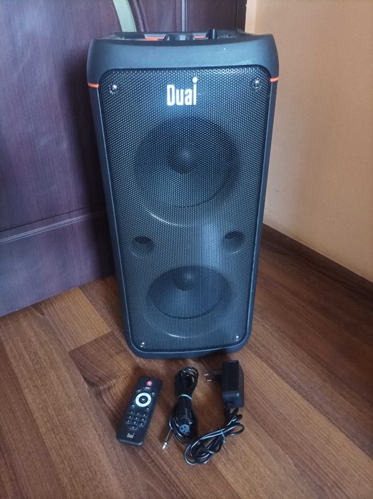 Boxă activă tip Party Speaker Dual – Bluetooth, AUX, Card, USB