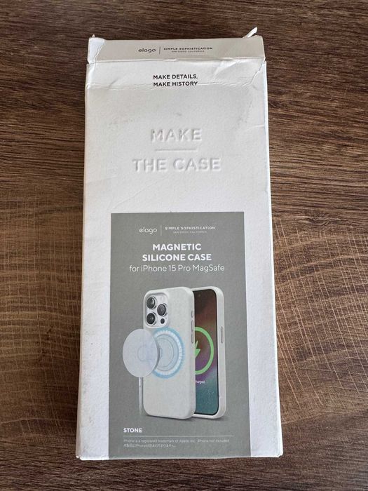 Оригинален калъф Elago Magnetic Silicone за iPhone 15 pro