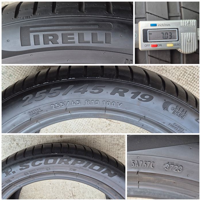 O bucată 255/45 R19 vară - una Pirelli