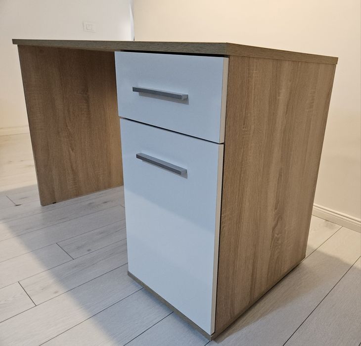 Birou stejar sonoma pal melaminat 120x55x77