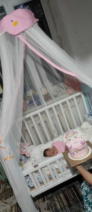 Кровать детская с балдахином