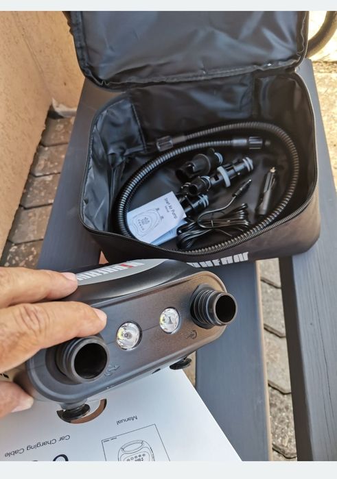 Pompa aer SUP caiac saltea barcă smart geanta plina de accesorii noua