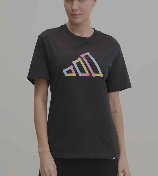 Памучна тениска Adidas W T FILL TEE