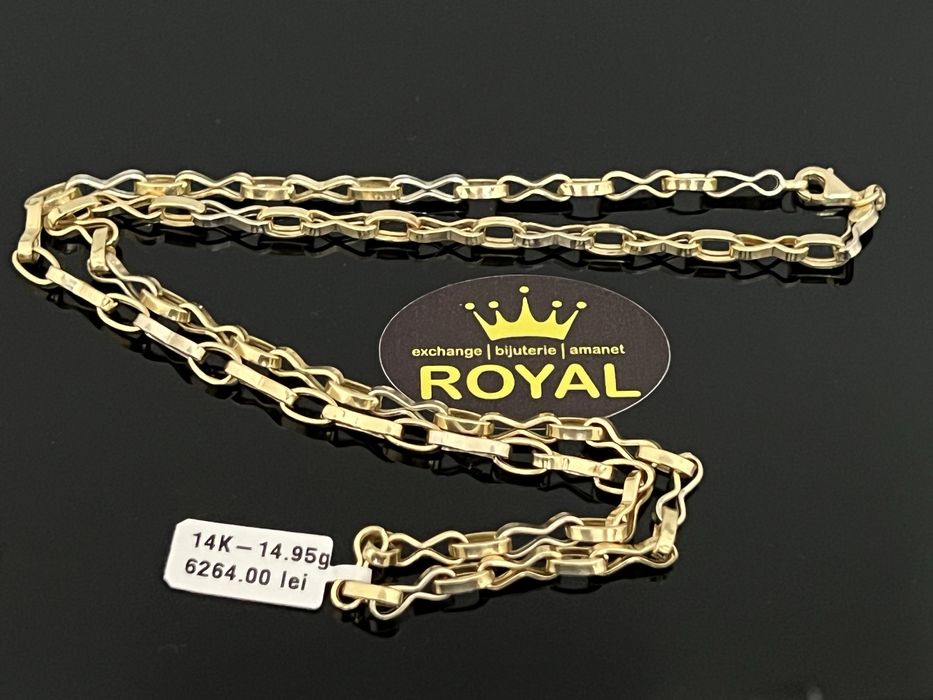 Bijuteria Royal CB : Lant aur 14k 14,95 grame