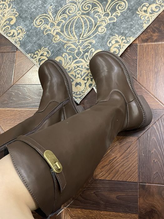 Коричневые Сапоги