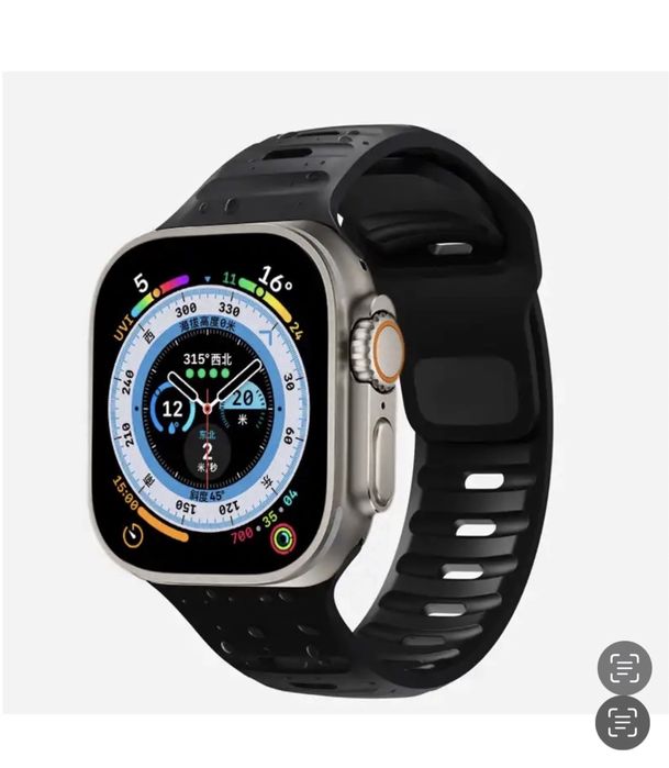 Curea/Husa TPU Pin Metalic Colorata Incarcator Ceas Iphone Apple