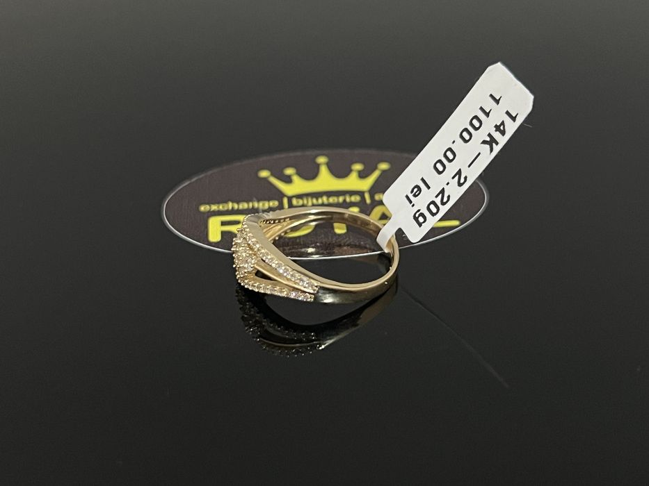 Bijuteria Royal CB : Inel dama aur nou 14k 2,20gr