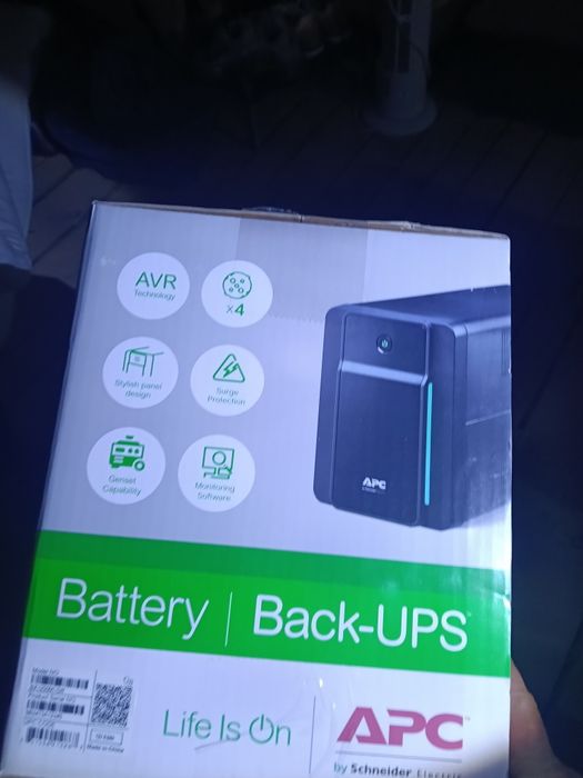 UPS APC Back-UPS 1200VA / 650W (BX1200MI-GR) - NOU în cutie