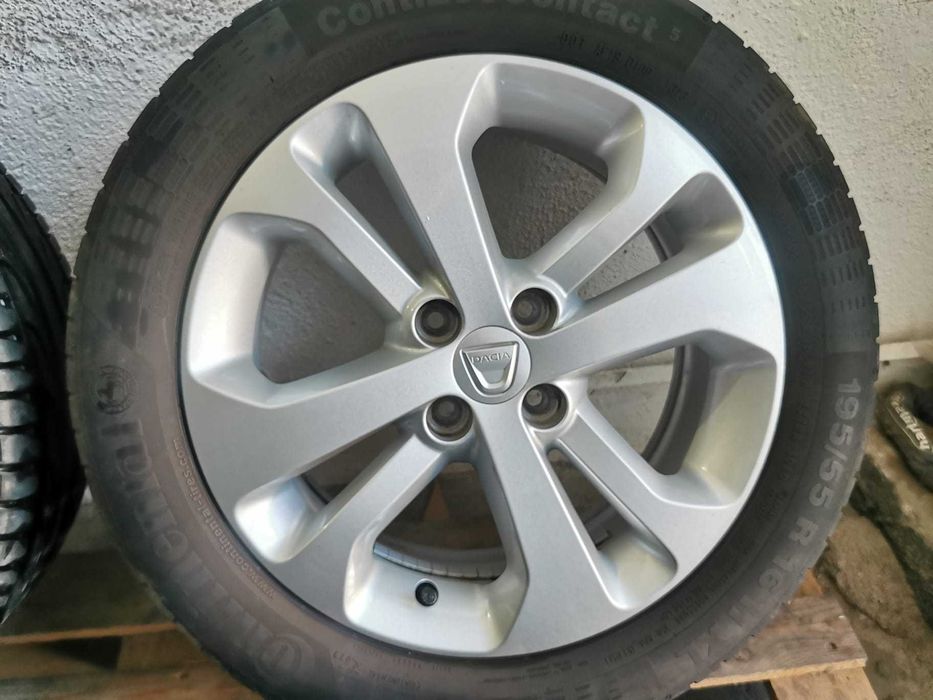Jante Originale Dacia Lodgy / Sandero R.16 cu anvelope de vara
