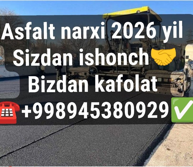 Асфалтлаш хизмати самарканд  Asfaltlash xizmati