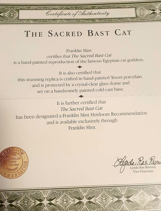 Franklin Mint The Treasures of Ancient Egypt