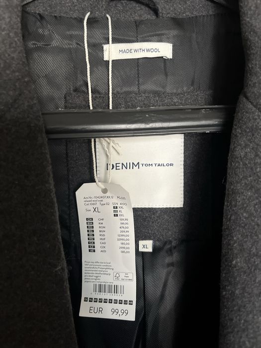 Мъжко палто Tom Tailor