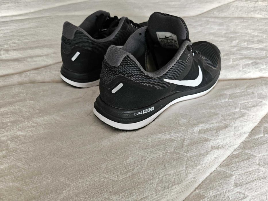 Nike, Спортни обувки Dual Fusion X 2 за бягане, Тъмносив