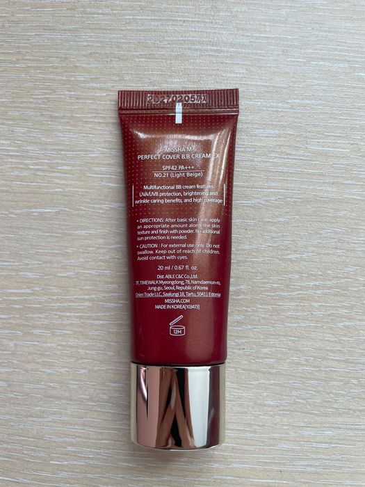 Missha bb cream shade 21