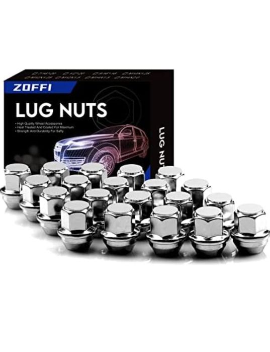 Set 20 piulite M12 x 1.5 roti ford (negre și cromate)