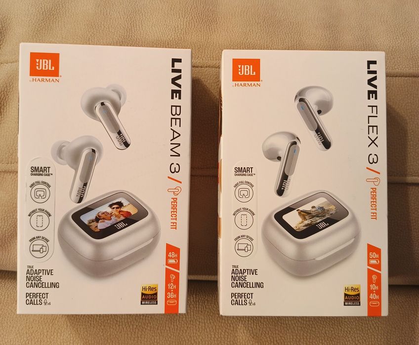 JBL Live Flex/Beam 3, ORIGINALE, cutie sigilată.
