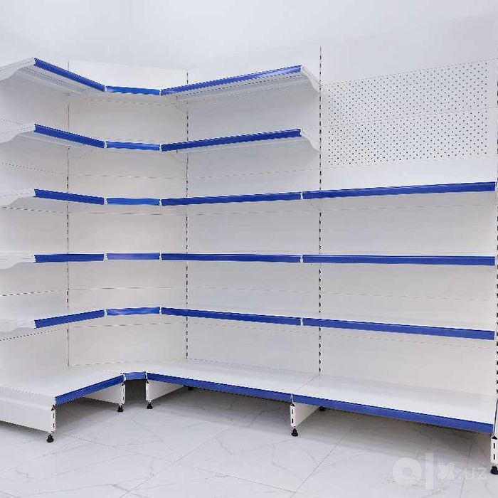 Мetall stellajlar, savdo tokcha, стеллаж для магазина