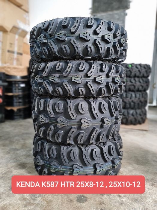Set 4 anvelope atv KENDA HTR K587 25x8-12 , 25x10-12