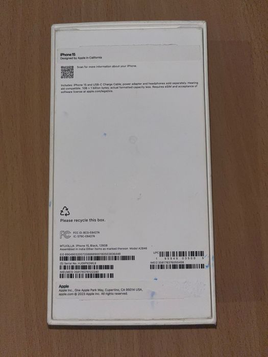 Айфон 15 128 гб,
