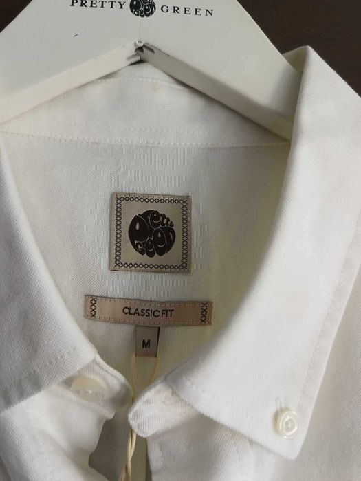 Camasa Pretty Green LS Oldbury Oxford Shirt Classic Fit Size M