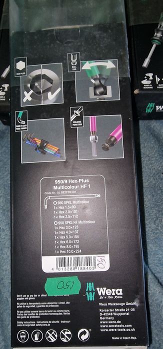 Wera 950/9 Hex plus Biliard